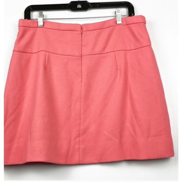 J.CREW Box Pleat Skirt in Crepe, Pink Coral Size 2 - Picture 3 of 6